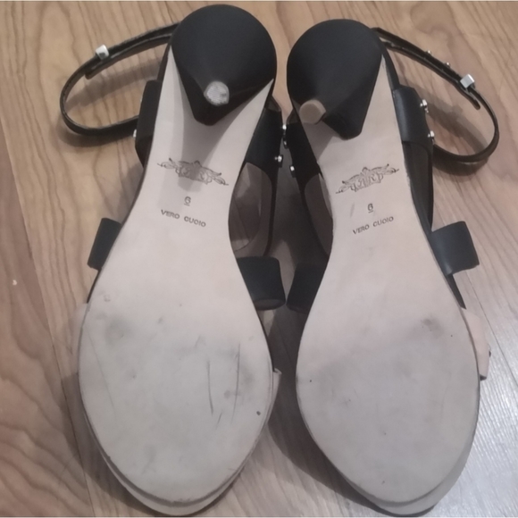 Rachel Roy fully leather strappy heels - Picture 5 of 6